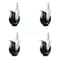 Service Caster 5 Inch Scaffold Caster w/ 1-3/64 Inch Round Grip Ring Stem Set SCC-SFGRTTL20S514-HRS-1364-4 - alternate 1